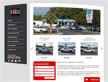 Tablet Screenshot of eaglemotorcompany.net